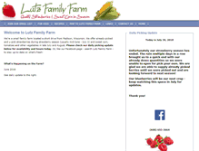 Tablet Screenshot of lutzfamilyfarm.com